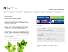 Tablet Screenshot of fortressfund.com